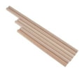 thumbnail image 4 of GUOOL Wooden Sticks (6pcs) Natural Round Wooden Dowel Rods Craft Sticks for DIY Craft, 4 of 6