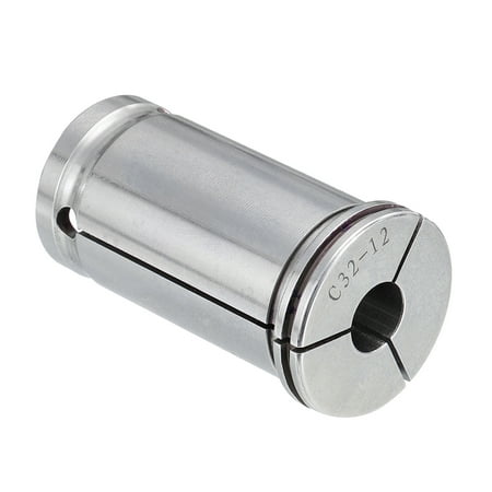 

Uxcell Straight Shank Collet C32-12 CNC Router Tool Adapter Carbon Steel for Lathe Milling Drilling Machine