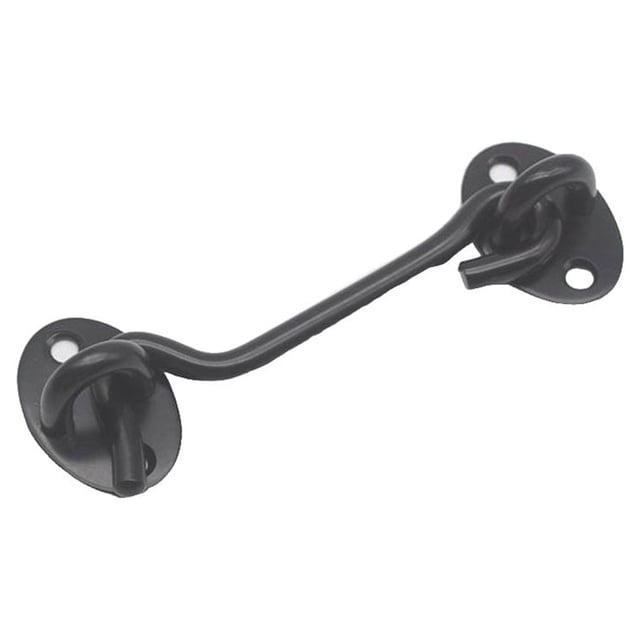 Kenally Cabina de gancho y pestillo de ojo de acero inoxidable con tornillos de montaje para tableros de puerta de Granero accesorios juguetes Herramientas y ferretería Tipo 2