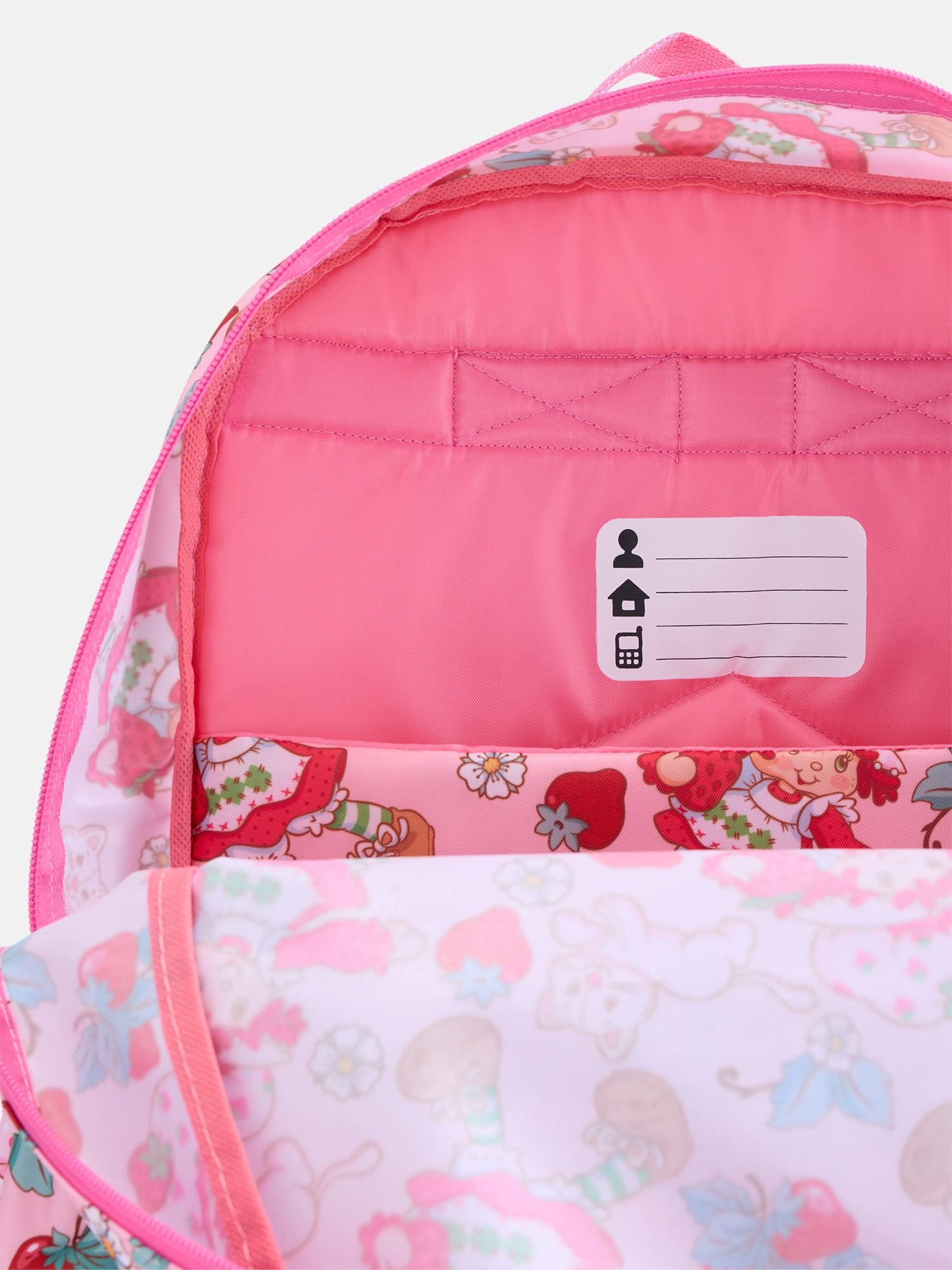 Strawberry Shortcake Kids' 17" Fun Day Print Laptop Backpack, Pink