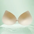 thumbnail image 5 of HCNTES Push Up Bras for Women No Underwire Wireless Jelly Strip Soft Support Comfortable Seamless Padded Bralette（Beige,3XL), 5 of 5