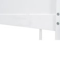 thumbnail image 6 of Euroco Wood Queen over Queen Bunk Bed with Shelves and Cabinets,  Storage Headboard with LED Light and USB Charging, White, 6 of 12