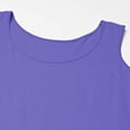 thumbnail image 4 of ELFINDEA Womens Tops Plus Size Tank Tops For Summer Tank Tops Loose Fit Casual Camisole Shirttail Tank Purple XL, 4 of 6