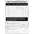thumbnail image 6 of PRETTYGARDEN Short Sleeve Shirts for Women Spring V Neck Cute Tops Casual Striped Shirt Knitted Tees Summer Outfits, 6 of 10