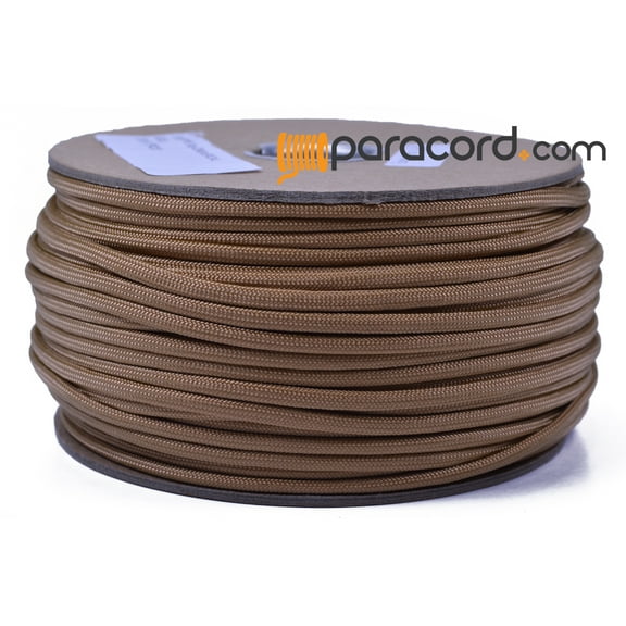 Bored Paracord Brand 550 Type III Paracord - Gold - 250 Feet Spool