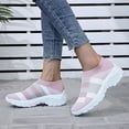 thumbnail image 2 of Chaussures de Sport pour Femmes en Maille d'Extérieur Multicolores, Chaussures de Course Respirantes, Espadrilles en Maille Noires 7.5 US (Largeurs Offertes), 2 of 9