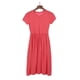 thumbnail image 3 of Minnieouse Vestido de color sólido de manga corta con cuello plisado de Elenxs Gril conjuntos de ropa Melon rojo 130cm Minnieouse AP002630-09, 3 of 6