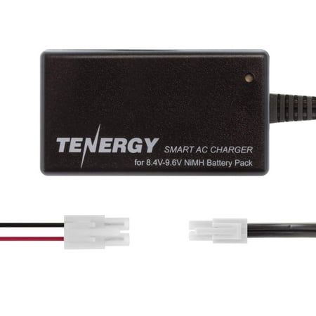 Tenergy Smart Charger for 8.4V-9.6V NiMH Battery Packs, NiMH Battery Charger for Airsoft Guns, RC Cars, RC Airplanes with Mini Tamiya/Standard Tamiya