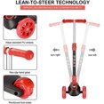 thumbnail image 4 of 3-Wheel Kick Scooter pour les Enfants de 3-12 Ans Garçons Filles, 4 Scooter de Hauteur Réglable avec 3 Roues à Clignoter LED, 220 Lbs Capacité de Poids, 4 of 7