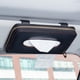 thumbnail image 1 of Porta pañuelos para parasol de coche, caja de pañuelos para coche, porta pañuelos para parasol de coche, funda de pañuelos de cuero PU para asiento trasero con cremallera para coche/vehículo (negro), 1 of 5