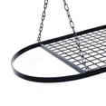 thumbnail image 5 of WUZSTAR Kitchen Pot Hanging Storage Rack Holder Square Grid Wall Mount Pot Rack Iron Material Pan Hanger Shelf, 5 of 6