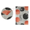 thumbnail image 3 of Black with Orange Dots Abstract Garden Flag 12x18 inch Double Sided Outside Yard Decorations for Home Outdoor, 3 of 6