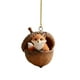 thumbnail image 2 of Adornos navideños, adornos navideños, regalos navideños Animales del bosque Decoración navideña Acrílico Plano un acrílico, 2 of 3