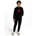 thumbnail image 5 of AND1 Boy's Athletic Graphic Fleece Hoodie, Sizes 4-18, 5 of 6