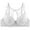 White, variant on Virmaxy Womens Push Up Bra Solid Color Non-Slip Non-Marking Underwear To Collect Side Breasts Small Breasts Bra White S