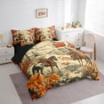 thumbnail image 3 of Manfei Cowgirl Cowboy Twin Bedding Sets 7-Piece for Kids, Tribal Western Horse Bedding Comforter Set, Cactus Flower Reversible Sheet Sets, Super Cozy Room Decor, 3 of 7