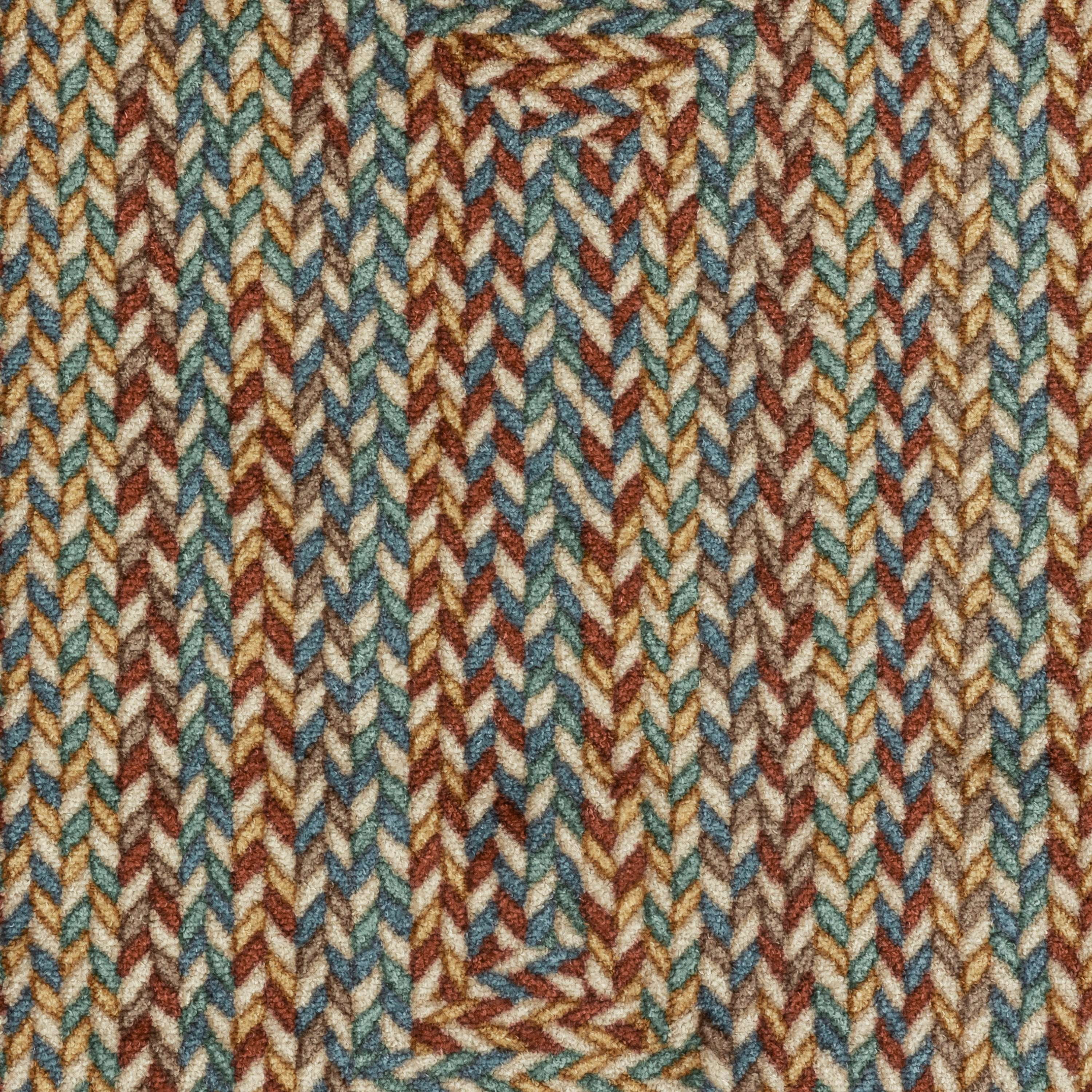 Mainstays Traditional Multicolor Print Braid Indoor Area Rug, 7 ft x 10 ft