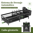 thumbnail image 4 of Escurridor de Trastes Acero Inoxidable, Expandible Escurridor de Platos con Sistema de Drenaje Automático, Estantes Fregadero de Cocina para Vasos Sostiene Utensilios Tablas de Picar, 4 of 9
