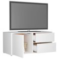 thumbnail image 3 of vidaXL TV Cabinet White 80x34x36 cm Engineered Wood, 3 of 5