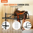 thumbnail image 2 of VEVOR Wall Mount Saddle Rack with Pad Bar 8 Packs Horse Saddle Rack Stand, 2 of 9