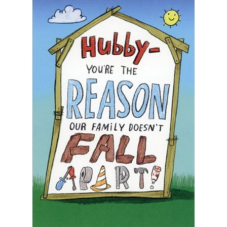 RSVP Doesn't Fall Apart: Hubby Humorous / Funny Father's Day Card for Husband