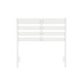 thumbnail image 2 of AFI Savannah Twin Solid Wood Headboard with Attachable Charger, White, 2 of 8