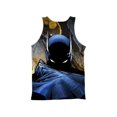 thumbnail image 2 of Batman Comic Book Detailed Batman In The Shadows Front/Back Print Tank Top Shirt, 2 of 3