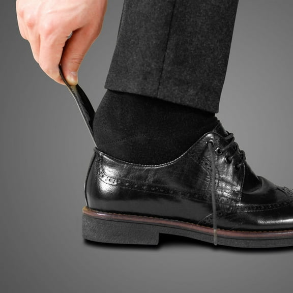 GOOHOCHY 2Pcs Plastic Shoe Wearing Help for Adults with Arc Shape Design