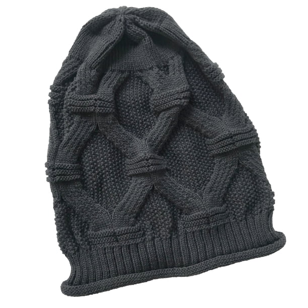 Gorro de punto de otoño e invierno para hombre y mujer con gorro estilo hip-hop de lana