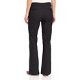 thumbnail image 2 of Dickies Womens Slim Fit Bootcut Stretch Twill Pants, 14 Regular, Black, 2 of 3