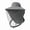 Dark Gray, variant on 1Pack Mosquito Head Net Bee Hat with Face Cover Hidden Net Mesh Hat Protecting Sun Fishing Hat-9.84*23.62in