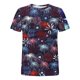 thumbnail image 4 of Fiudx Ofertas y Liquidaciones Camisa Superior Informal de Manga Corta con Cuello Redondo y Estampado Informal y Moderno para Mujer, 4 of 4
