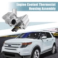 thumbnail image 2 of Unique Bargains 1 Pcs Car Engine Coolant Thermostat Housing Assembly No.4L5E8A586AB for Ford Explorer, 2 of 6