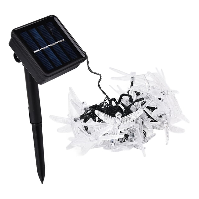 Cadena De Luces Solares Cadena De Lámpara De Libélula Encendido Automático Y Apagado Ahorro De Energía IP65 Resistente Al Agua Para Decoración Navideña ANGGREK Otros