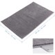 thumbnail image 5 of Alfombra de baño antideslizante absorbente, alfombra de ducha de microfibra de chenilla (gris) BRI Rojo Verde, 5 of 5