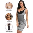 thumbnail image 4 of Full Body Shaper for Women Waist Cincher Tummy Slimming Seamless Shapewear Open Bust Bodysuit, 4 of 4