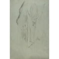 thumbnail image 2 of Edgar Degas 17x24 Gold Ornate Framed and Double Matted Museum Art Print Titled - Drapery Study (1856), 2 of 4