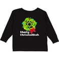 thumbnail image 3 of Inktastic Merry Chrismukkah Boys or Girls Long Sleeve Toddler T-Shirt, 3 of 5