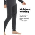 thumbnail image 3 of Unisex Kids 100% Merino Wool Base Layer Pants Thermal Underwear Bottom for Girls and Boys, 3 of 6