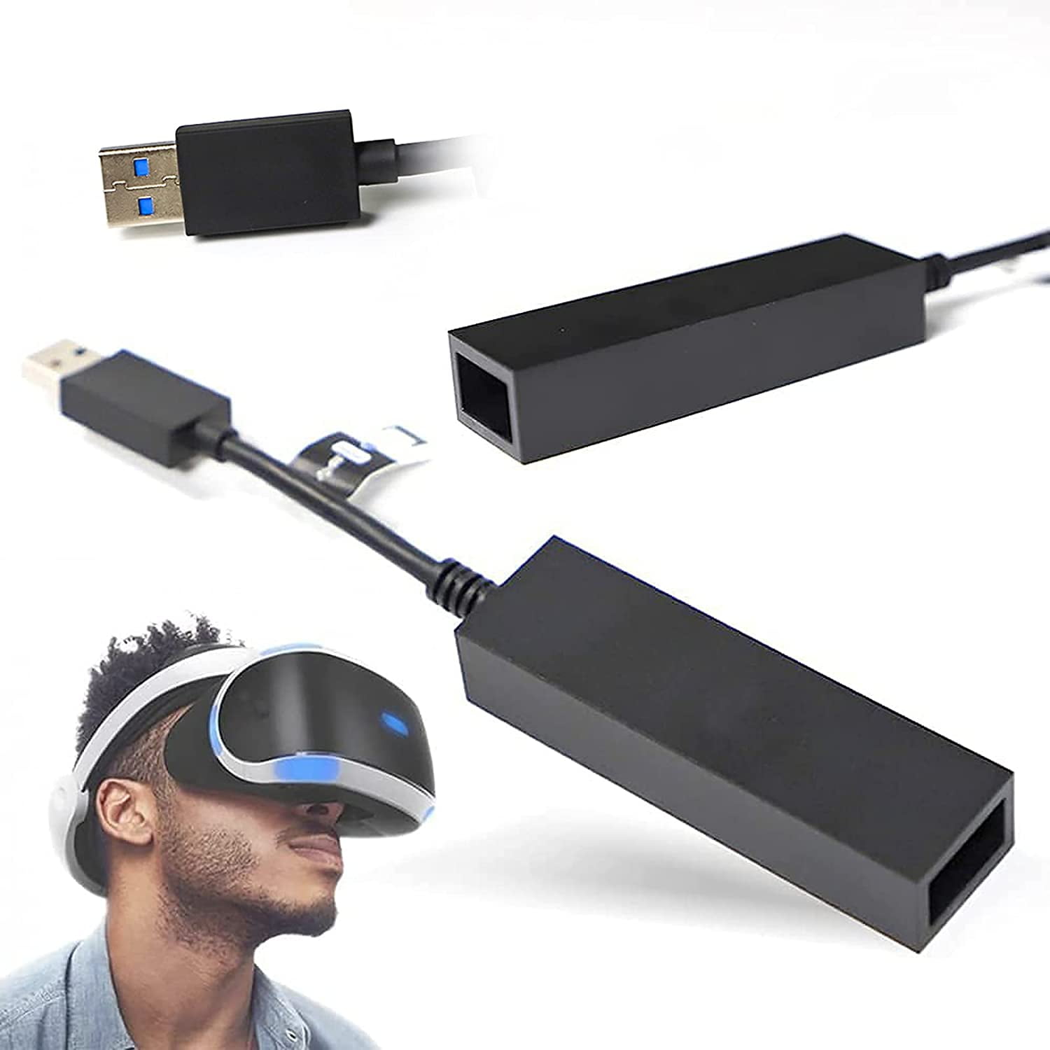 Luscious Tårer rod PS5 Vr Adapter Cable, Mini Camera Adapter, Extension Cable, USB 3.0  Portable External Hard Drive, PS5 PS4 VR4 Connector - Walmart.com