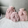 thumbnail image 3 of Bolsa de agua caliente de peluche de conejo para hombres y mujeres, bolsa de agua caliente de 1000 ml para otoño/invierno, 3 of 5