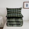 thumbnail image 5 of Erosebridal Line Geometric Pattern Twin Comforter Sets,Modern Lines Bedding Set,Black Reversible,2-Piece,1 Comforter and 1 Pillowcase, 5 of 7
