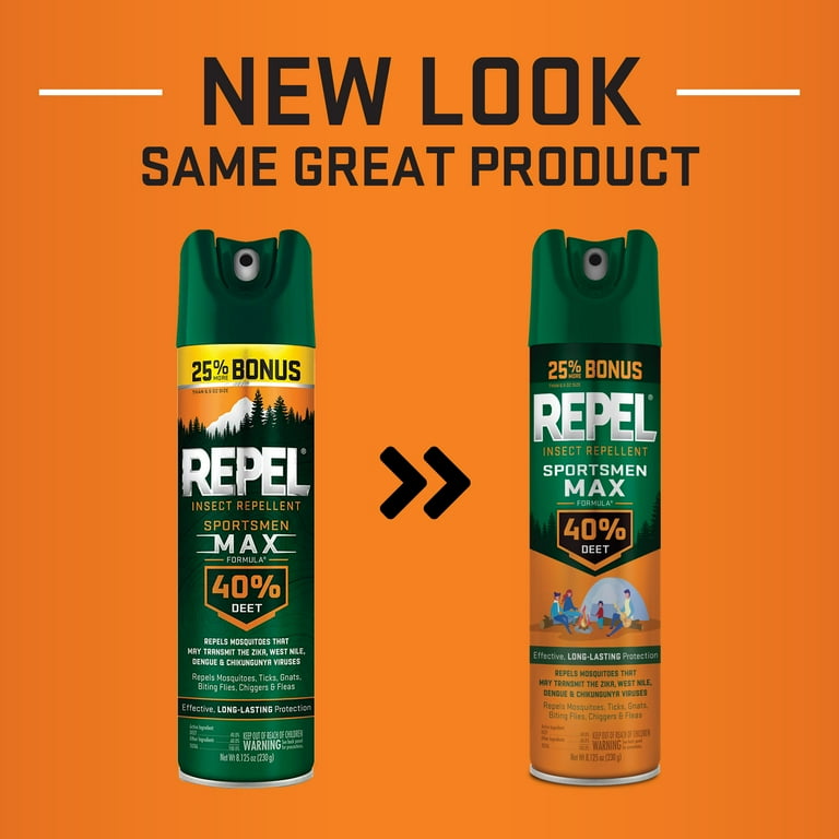 Repel Insect Repellent Sportsmen Max Formula 40% DEET Aerosol Value Pack (2 Cans)