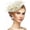 Beige, variant on Fascinator Tea Party Hat - Veil Mesh Derby Kentucky Hat for Women Cocktail Wedding