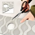 thumbnail image 6 of Yayeee Faucet Mat for Kitchen Sink 14.7" Diatomite Long Splash Guard Pad, Light Gray Pattern, 6 of 7