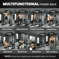 thumbnail image 4 of Soozier Multi-Functional Power Rack, Smith Machine with Pull Up Bar, 4 of 10