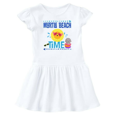 

Inktastic Myrtle Beach Vacation Time Gift Baby Girl Dress