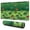 Green Cartoon Dinosaurs-1, variant on Long Mouse Pads for Desk,Green Crocodile Rainbow Pattern Desk Mats on Top Of Desks, Desk Mouse Pad Extra Large with 3mm Non-Slip Base and Stitched Edge for Gaming,Office,Work,Home 31.5"x11.8"