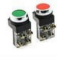 thumbnail image 2 of Unique Bargains 2 Pcs 6A/250VAC Green Red DPST Momentary Push Button Switch 4 Screw Terminals, 2 of 2