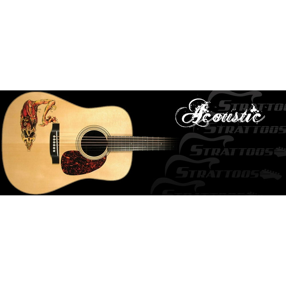 Strattoos™ Guitar Inlay Stickers Cool Guitar Stickers and Decals to